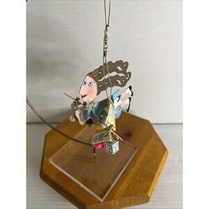 Vintage Silvestri by Karen Rossi Fanciful Flights Ornament Mom to Be, with Stand